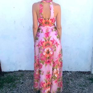 VTG Floral Maxi STAUD-like Dress, Size S, EVC